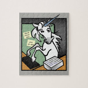 FUNNY KLERICAL GRAPHIC UNICORD VERTICAL PUZZEL