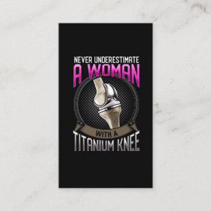 Funny Knee Surgery Recovery Hospital Visitekaartje