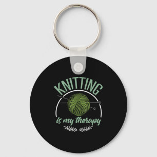 Funny Knitter Shirt Joke Knitter Quote I Love Kni Sleutelhanger