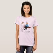 Funny Knitters Humor Tee Shirt (Voorkant volledig)
