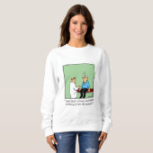 Funny Knitting Humor Sweatshirt (Voorkant volledig)