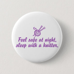 Funny Knitting Ronde Button 5,7 Cm
