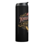 Funny  Knucklehead Academy Skull Thermosbeker (Gedraaid links)