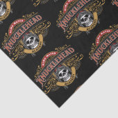 Funny  Knucklehead Academy Skull Tissuepapier (Detail)