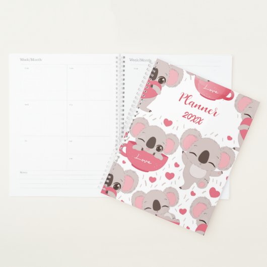 Funny Koala Beer - Gepersonaliseerde Planner (Display)