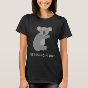 Funny koala beer korte hoes vrouwen tshirts