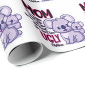 Funny Koala Beer mam maakt niet uit waar het leven Cadeaupapier (Rol Hoek)