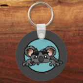 FUNNY KOALA BEER ROUND SLEUTELHANGER (Voorkant)