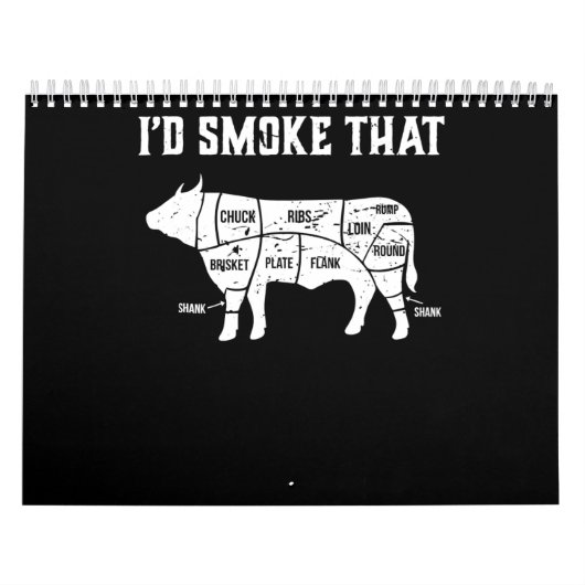 Funny Koe Bbq Pit Master Gift Kalender (Hoes)
