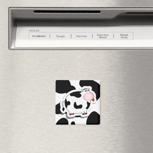 Funny Koe, magnetisch Magneet (Insitu (Vaatwasser))