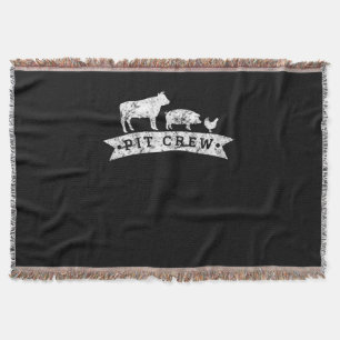 Funny Koe Pig Chicken Lovers Gift Funny BBQ Love Deken