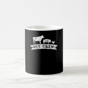 Funny Koe Pig Chicken Lovers Gift Funny BBQ Love Koffiemok