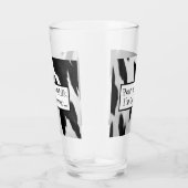 Funny Koeienhuid Designated Driver Milk Glas (Rechts)