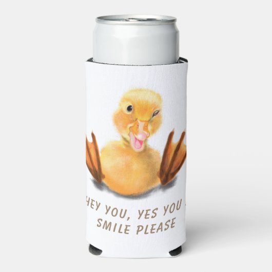 Funny Koelbox Happy Duck - aangepaste tekst (Seltzer Voorkant)