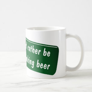Funny koffiekoffie-mok voor bierliefhebbers koffiemok