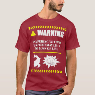 Funny Koi Fish Pond T Shirt Warning May Lead To