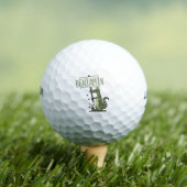 Funny krokodillenuitlijker met gebarentaal cartoon golfballen (Insitu Shirt)