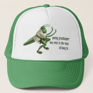 Funny Kung Fu Grasshopper Trucker Pet
