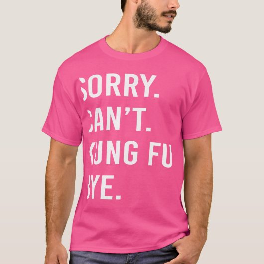 Funny Kung Fu T-shirt (Voorkant)