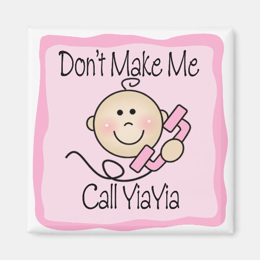Funny laat me niet Yia bellenYia Magneet (Voorkant)