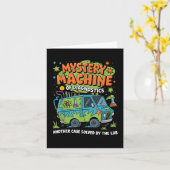 Funny Lab Week 2025 Retro Mystery Machine van Diag Kaart (Gele Bloem)