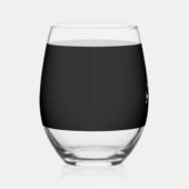 Funny Labrador Retriever Christmas Tree Classic T- Wijnglas Zonder Voet (Rechts)