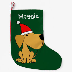 Funny Labrador Retriever kerststooking Kleine Kerstsok