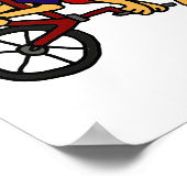 Funny Labrador Retriever Triathlte Poster (Coin)