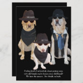  Funny Labs Graduation Party Kaart (Voorkant / Achterkant)