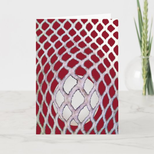 Funny Lacrosse Birthday Kaart (Voorkant)