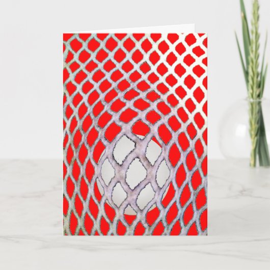 Funny Lacrosse Birthday Kaart (Voorkant)