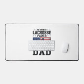 Funny Lacrosse Dad American Flag Vintage Shirt Des (Clavier et souris)