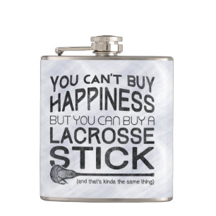 Funny Lacrosse Design Heupfles
