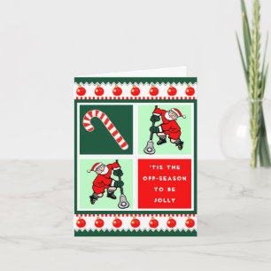 Funny Lacrosse Holiday Kaarten