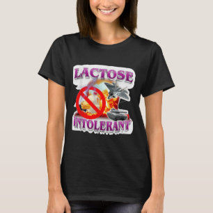 Funny lactose Humor meme tolerante explosie T-shirt