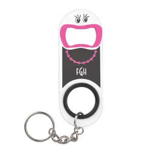 Funny Lady © Pink Lipstick Sleutelhanger Bottle Op Sleutelhanger Flessenopener