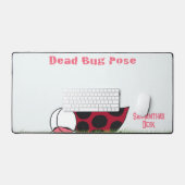 Funny Ladybug Dead Bug Yoga Pose (Clavier et souris)