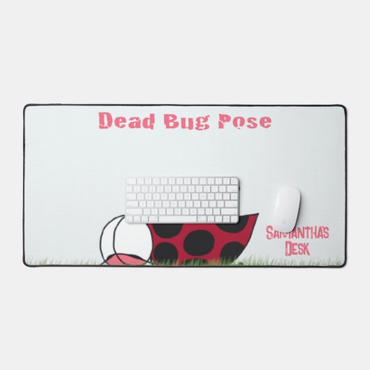 Funny Ladybug Dead Bug Yoga Pose (Clavier et souris)