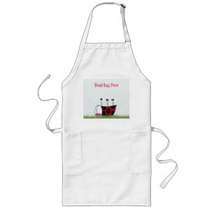 Funny Ladybug Dead Bug Yoga Pose Lang Schort