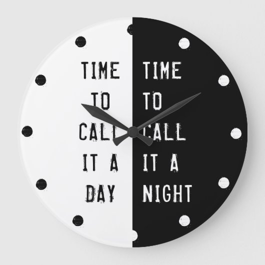 Funny Large Clock Grote Klok (Voorkant)