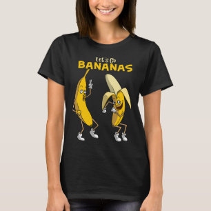 Funny Laten we Bananas Gift Kinder Boys Girls Cute T-shirt