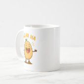 Funny Laughing Potato Mug Koffiemok (Voorkant links)
