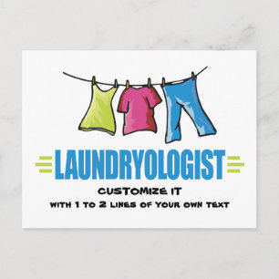 Funny Laundry Briefkaart