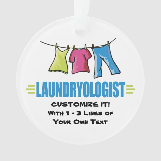 Funny Laundry Ornament (voorkant)