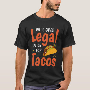 Funny Law Lawyer zal juridisch advies geven aan Ta T-shirt