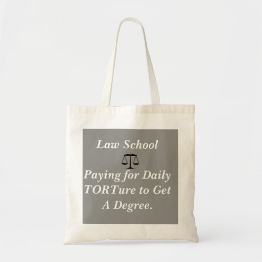 Funny Law School Tas (Voorkant)