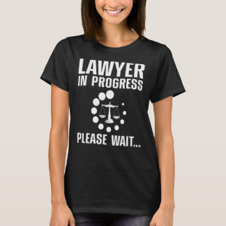 Funny Law Student Art Mannen Women Lawyer Law Scho T-shirt
