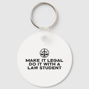 Funny Law Student Sleutelhanger