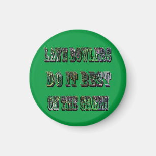 Funny Lawn Bowlers doet het het beste. Magneet