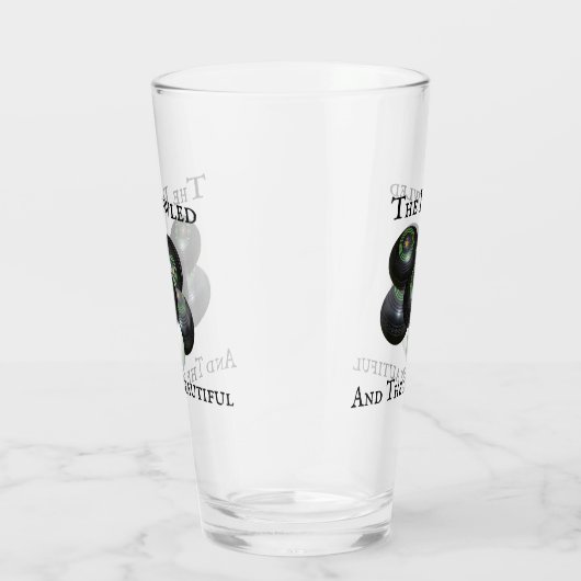 Funny Lawn Bowls Bowled and Beauful Design Glas (Rechts)